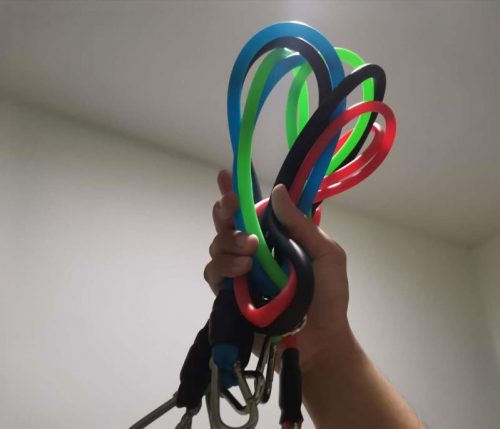 Resistance Band Set With Handle and Door Anchor (13pc) photo review
