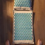 Yoga Acupressure Mat and Pillow Set 8 Fun Colour photo review