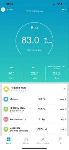 Bluetooth Body Weight Smart Scale with Backlit Display photo review