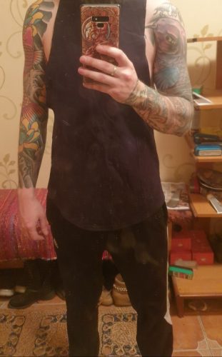 Fitness and Bodybuilding Sleeveless T-Shirt photo review