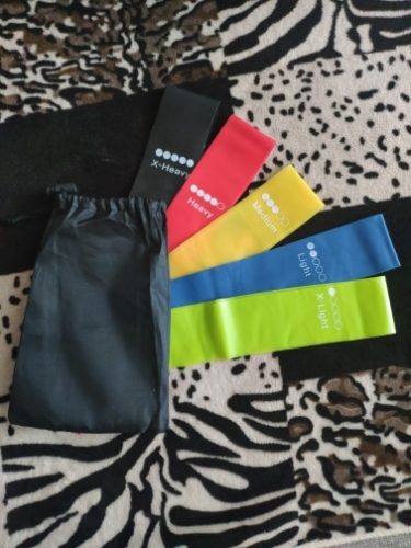 Resistance Bands Set New and durable for Yoga - 5 pcs photo review