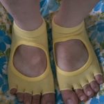 Yoga Socks Toeless Best Anti Slip Grip in 10 Colours High Quality photo review