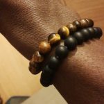 Yoga Beaded Bracelet in Natural Stone 7 Style 2pcs/set photo review