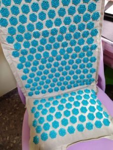 Yoga Acupressure Mat and Pillow Set 8 Fun Colour photo review