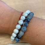 Yoga Beaded Bracelet in Natural Stone 7 Style 2pcs/set photo review