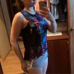 Quick-Dry Printed Breathable Yoga and Fitness Top photo review