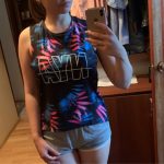 Quick-Dry Printed Breathable Yoga and Fitness Top photo review