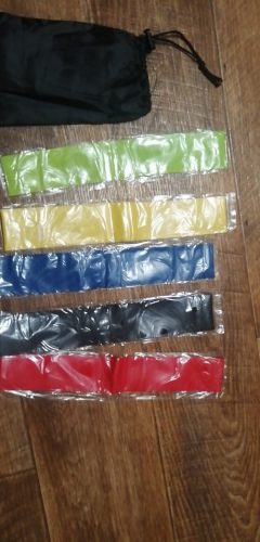 Resistance Bands Set New and durable for Yoga - 5 pcs photo review