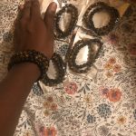 Yoga Beaded Bracelet in Natural Stone 7 Style 2pcs/set photo review