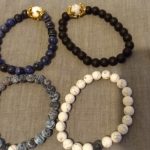 Yoga Beaded Bracelet in Natural Stone 7 Style 2pcs/set photo review