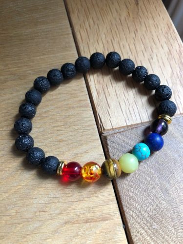 Yoga Bracelet with 7 Reiki Prayer Natural Stones photo review