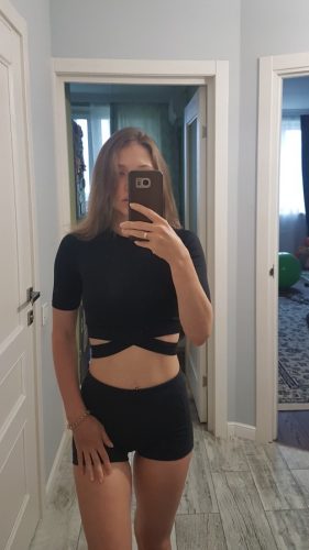 Yoga and Fitness Crop Top photo review