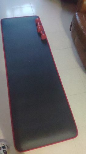 Yoga Mat Extra Thick 10 MM Non-slip with Bandages photo review