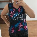Quick-Dry Printed Breathable Yoga and Fitness Top photo review