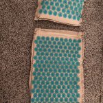Yoga Acupressure Mat and Pillow Set 8 Fun Colour photo review