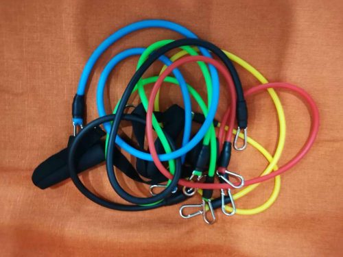 Resistance Band Set With Handle and Door Anchor (13pc) photo review