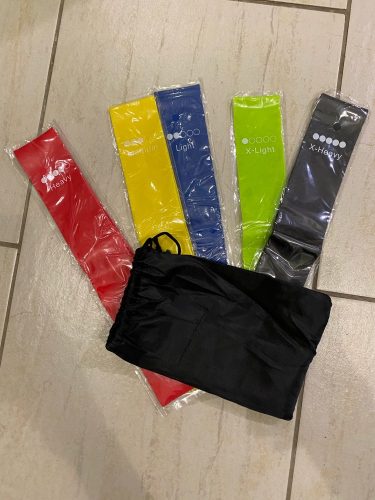 Resistance Bands Set New and durable for Yoga - 5 pcs photo review