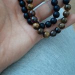Yoga Beaded Bracelet in Natural Stone 7 Style 2pcs/set photo review