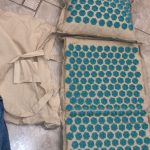 Yoga Acupressure Mat and Pillow Set 8 Fun Colour photo review