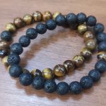 Yoga Beaded Bracelet in Natural Stone 7 Style 2pcs/set photo review