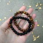 Yoga Beaded Bracelet in Natural Stone 7 Style 2pcs/set photo review