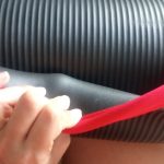 Yoga Mat Extra Thick 10 MM Non-slip with Bandages photo review