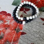 Yoga Beaded Bracelet in Natural Stone 7 Style 2pcs/set photo review