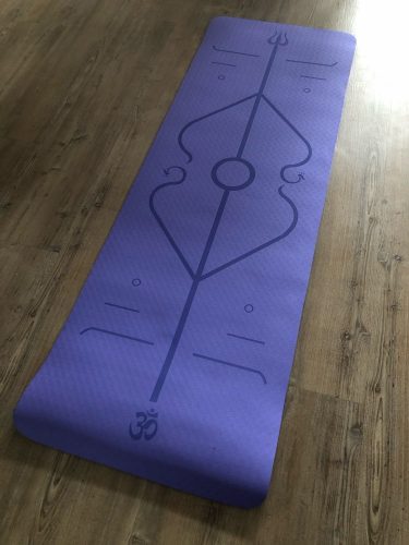 Yoga Mat with Position Lines 6 Colour Best Quality Material photo review