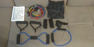 Resistance Band Set With Handle and Door Anchor (13pc) photo review