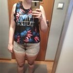 Quick-Dry Printed Breathable Yoga and Fitness Top photo review