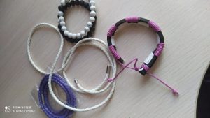 Yoga Beaded Bracelet in Natural Stone 7 Style 2pcs/set photo review