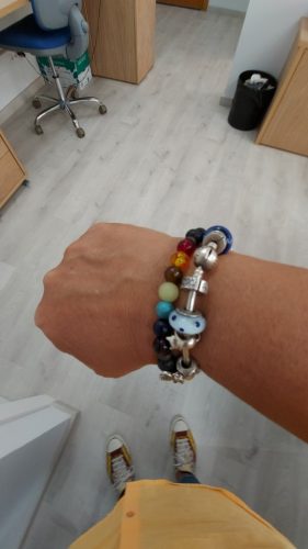 Yoga Bracelet with 7 Reiki Prayer Natural Stones photo review