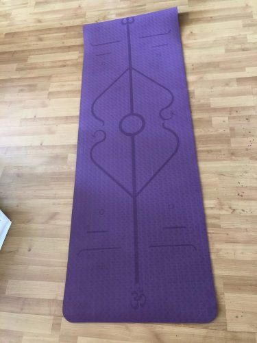 Yoga Mat with Position Lines 6 Colour Best Quality Material photo review