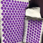 Yoga Acupressure Mat and Pillow Set 8 Fun Colour photo review