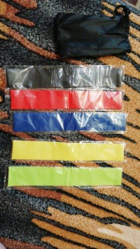 Resistance Bands Set New and durable for Yoga - 5 pcs photo review