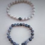Yoga Beaded Bracelet in Natural Stone 7 Style 2pcs/set photo review