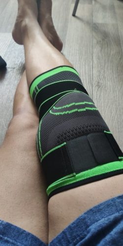 Knee Support Fitness Gear Pressurized Elastic photo review