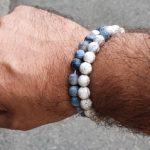 Yoga Beaded Bracelet in Natural Stone 7 Style 2pcs/set photo review