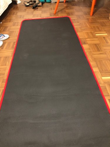 Yoga Mat Extra Thick 10 MM Non-slip with Bandages photo review