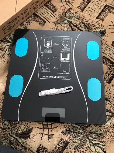 Smart Body Weight Scale With Smartphone App Bluetooth photo review