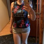 Quick-Dry Printed Breathable Yoga and Fitness Top photo review