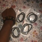 Yoga Beaded Bracelet in Natural Stone 7 Style 2pcs/set photo review