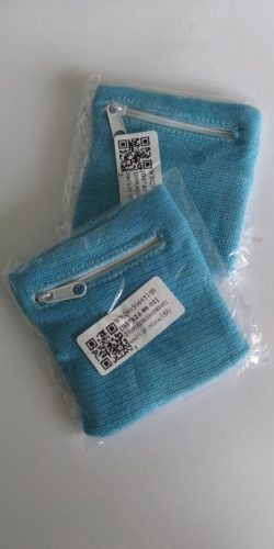 Wrist Wallet Pouch Band Zipper for running photo review