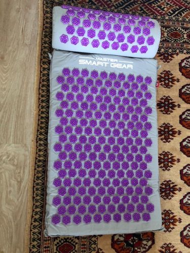 Yoga Acupressure Mat and Pillow Set 8 Fun Colour photo review