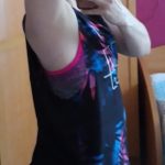 Quick-Dry Printed Breathable Yoga and Fitness Top photo review