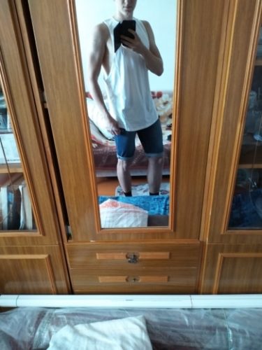 Fitness and Bodybuilding Sleeveless T-Shirt photo review