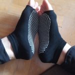 Yoga Socks Toeless Best Anti Slip Grip in 10 Colours High Quality photo review