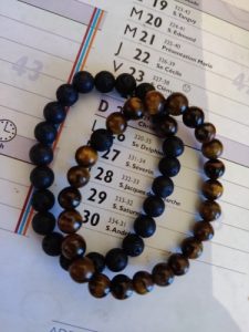 Yoga Beaded Bracelet in Natural Stone 7 Style 2pcs/set photo review