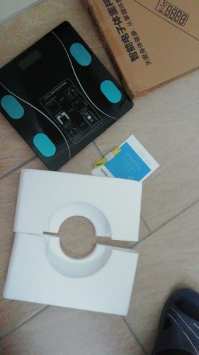 Smart Body Weight Scale With Smartphone App Bluetooth photo review