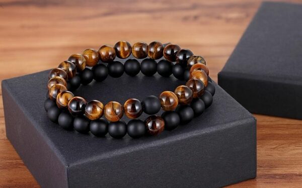 Yoga Natural Stone Beaded Bracelet for Men & Women - Yoga Beaded Bracelet - Only Fit Gear